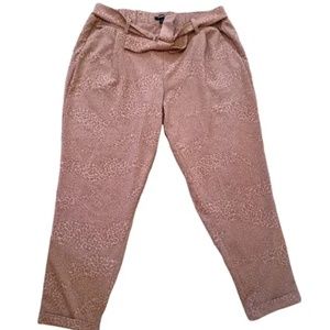 WOMENS TORRID LEOPARD TAPERED PANTS